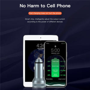 อะแดปเตอร์ชาร์จเร็วในรถ2พอร์ต USB PD 36W อะแดปเตอร์ชาร์จเร็ว QC 3.0สำหรับ <span class=keywords><strong>iPhone</strong></span> 12 11สำหรับ Xiaomi สำหรับ Samsung โทรศัพท์มือถือประเภทไฟฟ้า - Product Image 5