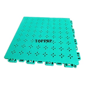 Carreaux de sol sportifs polyvalents en TPE à emboîtement - Product Image 6