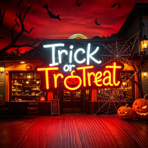 Luces de Neón LED para Halloween, Decoración de Pared de Acrílico, Bruja, Fantasma, Gato, Calabaza, Decoración de Fiesta BOO, Montaje en Pared, IP65, 2700K, Blanco Cálido - Product Image 2