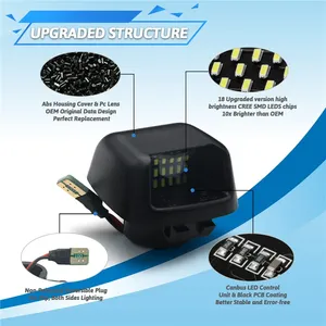 Juego de 2 Luces LED para Placa de Matrícula, Repuesto para Nissan Frontier, Titan, Armada, Xterra, Suzuki Equator - Product Image 5