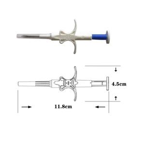 Microchip RFID injectable en bioglass, seringue avec <span class=keywords><strong>puce</strong></span> EM4305 pour l'identification animale, le suivi du bétail et des animaux de compagnie, instrument vétérinaire - Product Image 5