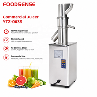 Hoge kwaliteit roestvrijstalen commerciële automatische sinaasappel-gember-fruit-groente-extractor sapcentrifuge voor kleine bedrijven
