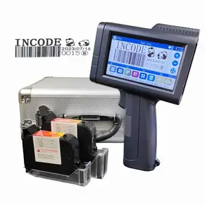 INCODE Wholesale 12.7mm 25.4mm Tij Portable Mini Inkjet Printer Handheld Batch Coding Machine For Bottle Can Printing