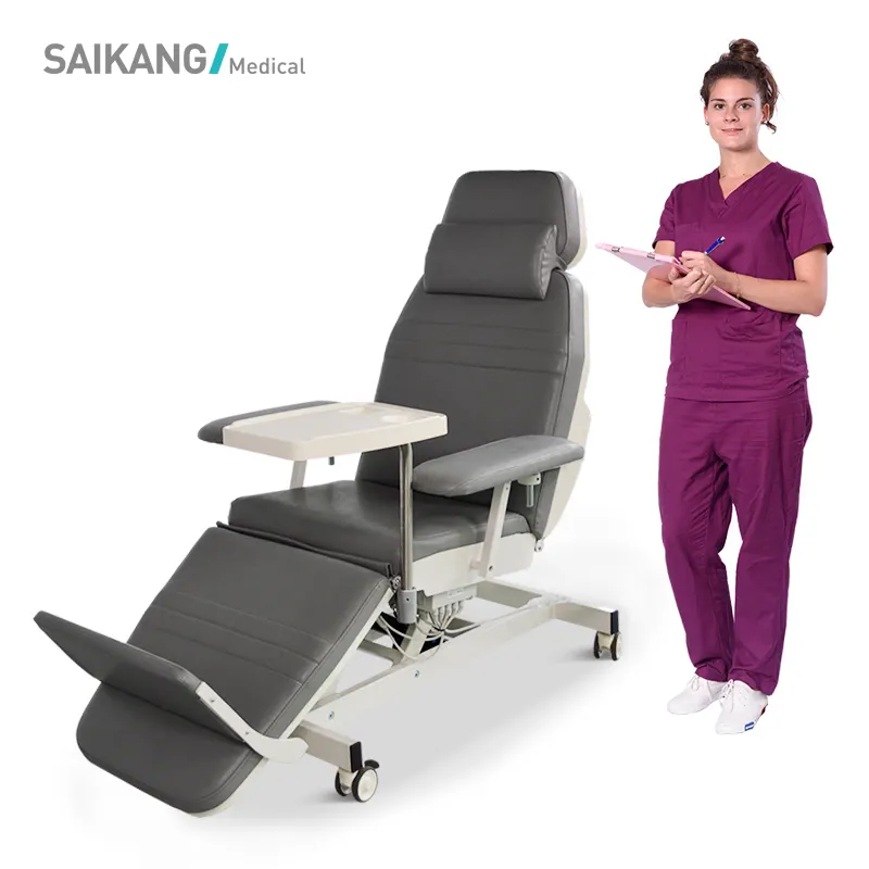 SKE-180A Stainless Steel Electric Dialysis Chair For Hospital
