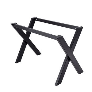 पेशेवर निर्माता धातु टेबल पैर आधुनिक कार्यालय डेस्क पैर एक्स आकार टेबल कोष्ठक - Product Image 1