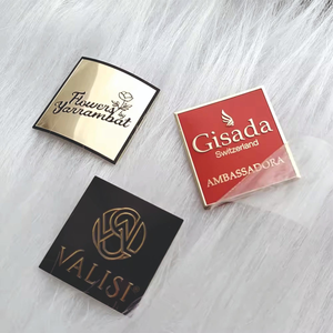 Etiqueta de Aluminio Serigrafiada, Placa de Identificación Metálica de Color Personalizado, Adhesivo para Ropa, Bebidas, Embalaje Ecológico de Lujo - Product Image 5