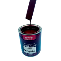 Peinture automobile C106 rouge violet à base acrylique, résistante aux rayures et aux intempéries, aux chutes de pluie et aux hautes températures
