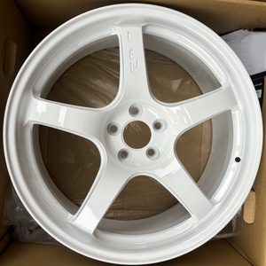 ล้อแรลลี่ปลอมแปลงสีขาว17-18นิ้วอะลูมิเนียมแบบ5ก้านสำหรับ Subaru WRX STI BRZ 2015-2021 5X114.3 5x100PCD - Product Image 6
