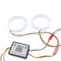 Yeux d'ange LED contrôlés par APP au prix de gros pour la décoration de phares de projecteurs de voiture nouvel état avec yeux d'ange intégrés