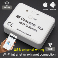 Convertidor de RF a WIFI Multifrecuencia YET6956WTR de 240-930Mhz para Puertas Corredizas/Abatibles y Puertas de Garaje