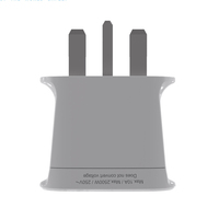 Adaptateur de voyage universel intelligent et Portable, prise de voyage pour l'australie, l'europe, les états-unis, le monde vers le royaume-uni, prise murale