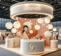 Stand d'exposition modulaire haut de gamme MEGA pour boutique de mode moderne, événement commercial ou présentation en centre commercial