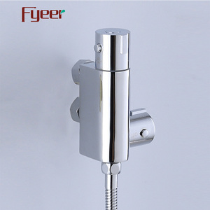 Fyeer Новый Термостатический смеситель для душа кран с биде спрей - Product Image 4