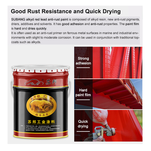Custom High Gloss Steel Protection Alkyd Red Iron Oxide Primer Paint (C06-1) Fast Delivery For Boat Paint - Product Image 5