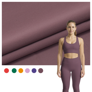 170G Trame À Tricoter Nylon 88% <span class=keywords><strong>Spandex</strong></span> 12% Tissu Mat Haute Élastique Polyamide Tricot Yoga Ensembles Tissu Élasthanne - Product Image 1