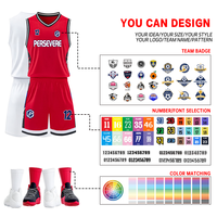 Ensemble de tenue de sport de basketball style décontracté, séchage rapide, respirant, avec logo personnalisé