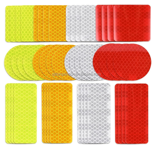 Ruban réfléchissant PMMA haute intensité, vente d'usine, autocollant pour camion, réflecteur, cinta reflectia, ruban prismatique <span class=keywords><strong>de</strong></span> circulation, adhésif imperméable - Product Image 1