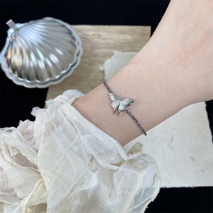 High Quality Jewelry Gold Plated Stainless Steel <b>Bracelet</b> <b>Crystal</b> Link Chain Butterfly Charm Zircon Tennis Chain <b>Bracelet</b> - Product Image 3