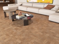 Ubin Lantai Porselen Berkualitas Tinggi Grosir Cina Porcelanato 120x60 Motif Kayu 600 X 1200 untuk Ruang Tamu
