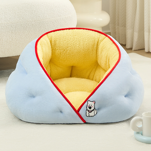 Cama para Mascotas, Sofá para Gatos y Perros, Diseño Moderno, Ecológico, Semi-cerrado, para Todas las Estaciones, Mantiene el Calor en Invierno, Desmontable y Lavable - Product Image 6