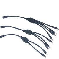 Conector de Cable AOHUA Proveedor Ventas Panel Luz DC Conector M11 2 Pin 5,5*2,1/5,5*2,5mm DC Macho Hembra Enchufe/Jack