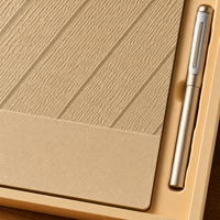 Ensemble cadeau de carnet de notes d'affaires avec logo personnalisé et stylo, carnet de notes pratique haut de gamme pour les cadeaux de diplôme et d'entreprise