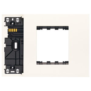 XT 3M Mixed Support <b>With</b> White Plate 10.5 In Length 3 In Height Wall Switch <b>Mounting</b> <b>Frame</b> - Product Image 1