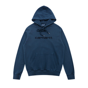 Felpa Oversize con Cappuccio e Ricamo Personalizzato da <span class=keywords><strong>Uomo</strong></span> <span class=keywords><strong>Taglie</strong></span> Forti Pullover Pesante in Spugna Stile Vintage con Zip - Product Image 4