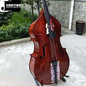 2024 Jingying Instruments à cordes de musique, JYDB-M600 de plus de 20 ans panneau en bois d'épicéa fait à la main <span class=keywords><strong>contrebasse</strong></span> française - Product Image 4