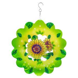 Campanas de Viento Conmemorativas al por Mayor para Decoración de Jardín, Adornos Artesanales, Girasoles de Metal de 12 Pulgadas para Patio - Product Image 1