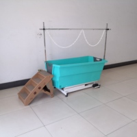 OSCAT ESP-3 équipement vétérinaire animalerie toilettage fibre de verre Pet Spa baignoire lavage baignoire électrique levage baignoire pour animaux de compagnie