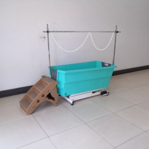 OSCAT attrezzatura veterinaria ESP-3 toelettatura negozio di animali in fibra di vetro Pet Spa vasca da bagno lavaggio vasca da bagno di sollevamento elettrico Pet Pet vasca da bagno - Product Image 3