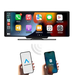 Портативный 4K автомобильный беспроводной Carplay сенсорный экран проводной Android auto Универсальный беспроводной Carplay 10,26 дюймов Carplay дисплей универсальный