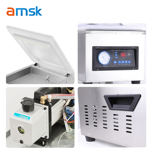 Máy đóng gói chân không thực phẩm công nghiệp DZ-260A, dùng cho thực phẩm khô và ướt, giữ thực phẩm tươi ngon, máy hút chân không để bàn - Product Image 3