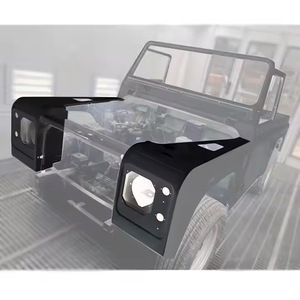 Demi-garde-boue avant pour Defender 110 Pickup Double Cab(TD4); LH; OE: ALR9935 Alum - Product Image 2