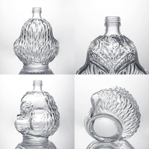 Tequila <span class=keywords><strong>Monkey</strong></span> <span class=keywords><strong>Shaped</strong></span> chai nhà máy nhà sản xuất 750 ml chai thủy tinh với nút chai áp dụng cho - Product Image 2