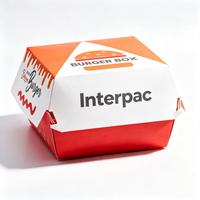 Ensemble d'emballages pour la restauration rapide tout-en-un, boîtes à emporter personnalisées, sacs en papier, gobelets, papier d'emballage, vaisselle pour la livraison de restaurant