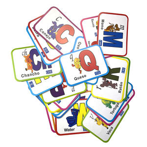 Carte Flash personnalisée Alphabet enfants apprentissage <span class=keywords><strong>anglais</strong></span> apprentissage cartes Flash personnalisées <span class=keywords><strong>pour</strong></span> enfants éducation précoce - Product Image 4