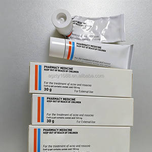 Pour le traitement de l'acné et de la <span class=keywords><strong>rosacée</strong></span>, chaque gel <span class=keywords><strong>crème</strong></span> pour le <span class=keywords><strong>visage</strong></span> contient : 150 mg pour usage externe 30g - Product Image 1