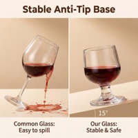 Verres à vin en plastique PC acrylique incassables et originaux, vente en gros d'usine, verres à vin personnalisés pour restaurants