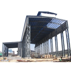 Nhà tiền chế Kết Cấu Thép giàn mái latticed cột nhà kho nhà để xe được xây dựng lên cột thép hội thảo - Product Image 2