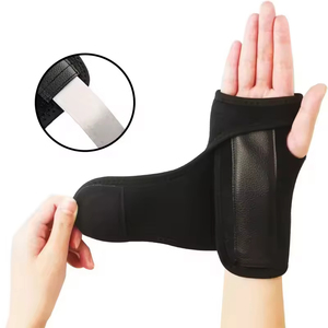 Soporte Ergonómico <span class=keywords><strong>de</strong></span> <span class=keywords><strong>Neopreno</strong></span> <span class=keywords><strong>de</strong></span> Perfil Bajo para Muñeca <span class=keywords><strong>con</strong></span> Palma Abierta y Cierre <span class=keywords><strong>de</strong></span> Gancho y Bucle para Uso Diario en Verano - Product Image 2