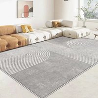 Tapis de Luxe Style Simple, Moquettes de Salon Douces Antidérapantes, Décoration d'Intérieur Luxueuse, Tapis Personnalisé