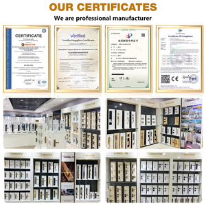 Nhiệm Vụ Nặng Nề Matte Màu Đen Vuông Phòng Tắm Cửa Khóa Xử Lý Dễ Dàng Cài Đặt Phòng Ngủ Phòng Tắm Cửa Xử Lý Khóa Thiết Lập - Product Image 5