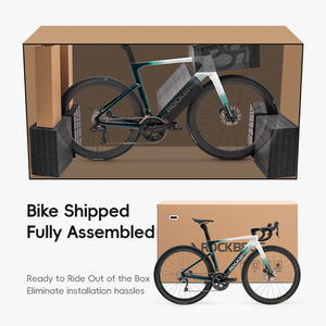 Bicicleta de Carretera 700C de Fibra de Carbono, 24 Velocidades, Frenos de Disco Hidráulicos, Ultraligera, para Hombre y Mujer, Entrega Rápida, Económica, para Adultos - Product Image 3