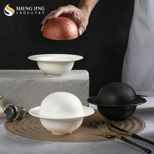 Set di stoviglie in porcellana a forma di pianeta ciotole glassa per Sushi Sashimi pesce ghiaccio secco-per ristoranti party club - Product Image 2