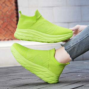 Zapatos Tipo Calcetín de Color Sólido, Suela Suave, Ligeros, Unisex, Suela Gruesa, Transpirables, Antideslizantes, Casuales, Deportivos, para Correr, Caminar, Verano, Primavera - Product Image 5