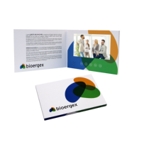 Nouveaux produits capillaires de haute qualité oem articles promotion écran lcd vidéo mailer boîte-cadeau livre de musique publicité brochure carte
