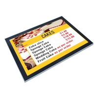 Cornice Luminosa LED Magnetica in Alluminio Personalizzata, Ultra Sottile, Rettangolare, per Poster Cinematografici e Menu, Formati A0 A1 A2 A3 A4 50x70