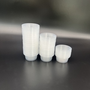 H91105 Portion Control Kleine Mini-Sauce PP Einweg-Portion becher aus Kunststoff 1 Unze <span class=keywords><strong>Squart</strong></span> für Party und täglichen Gebrauch - Product Image 4